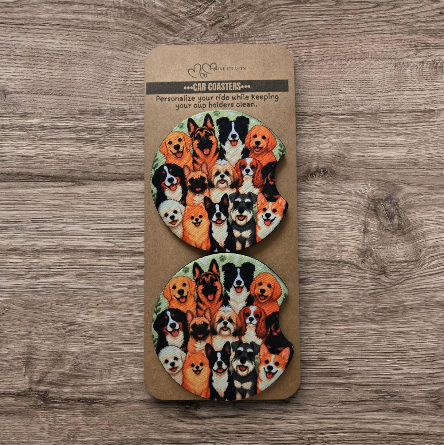 Car Coasters - Puppy Pack