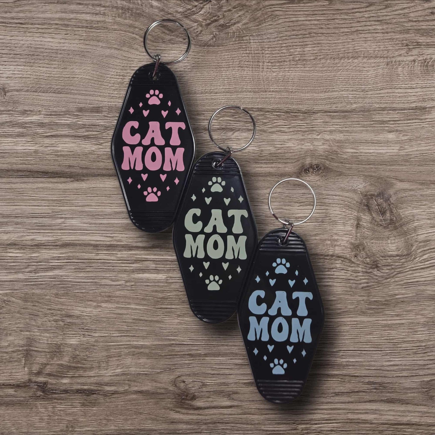 Sassy Motel Keychain - Cat Mom