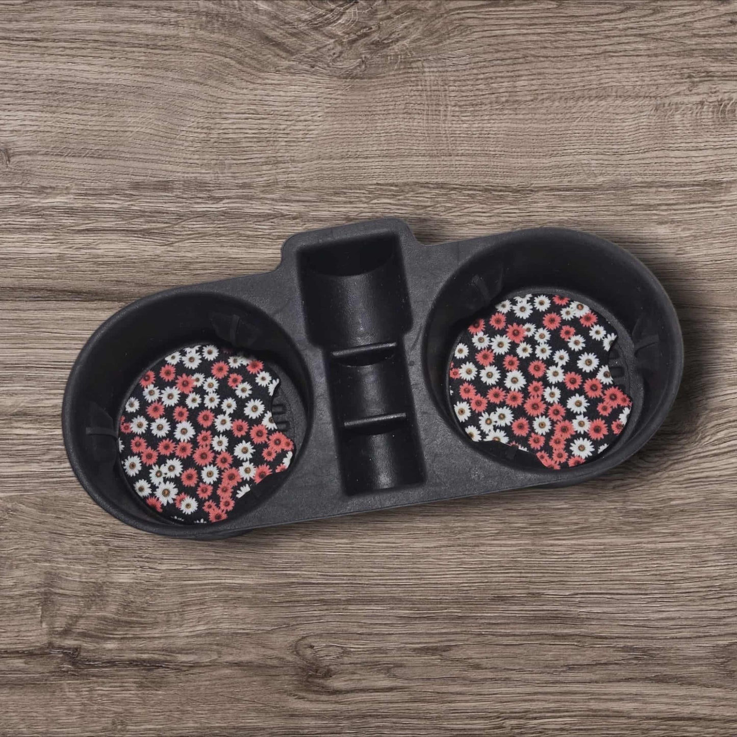 Car Coasters - Soft Pink & White Blooms