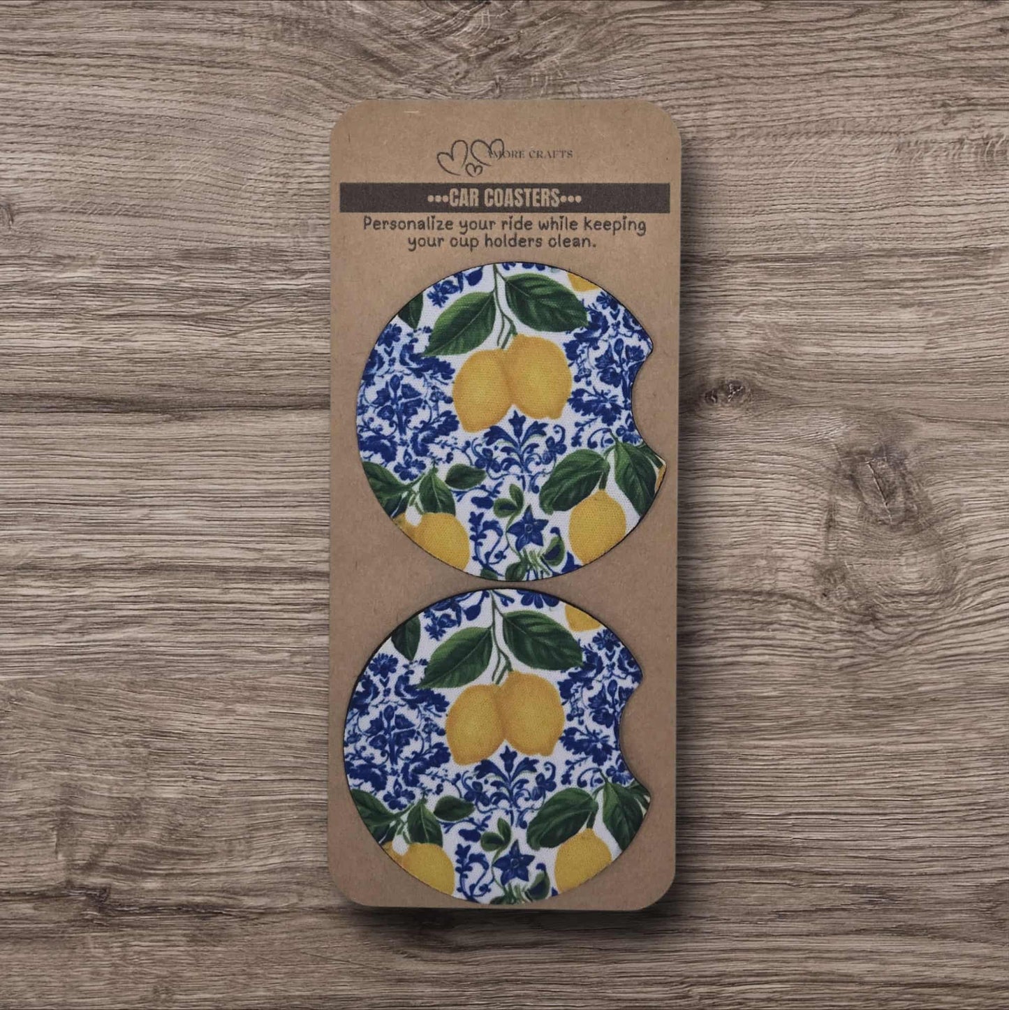 Car Coasters - Tuscan Lemons