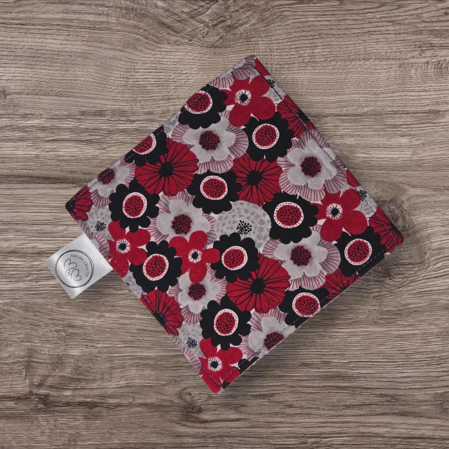 Jar Opener - Red & Black Blooms